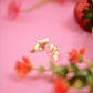 Gold Butterfly Wing Studs