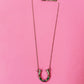 Lucky Girl Horseshoe Necklace