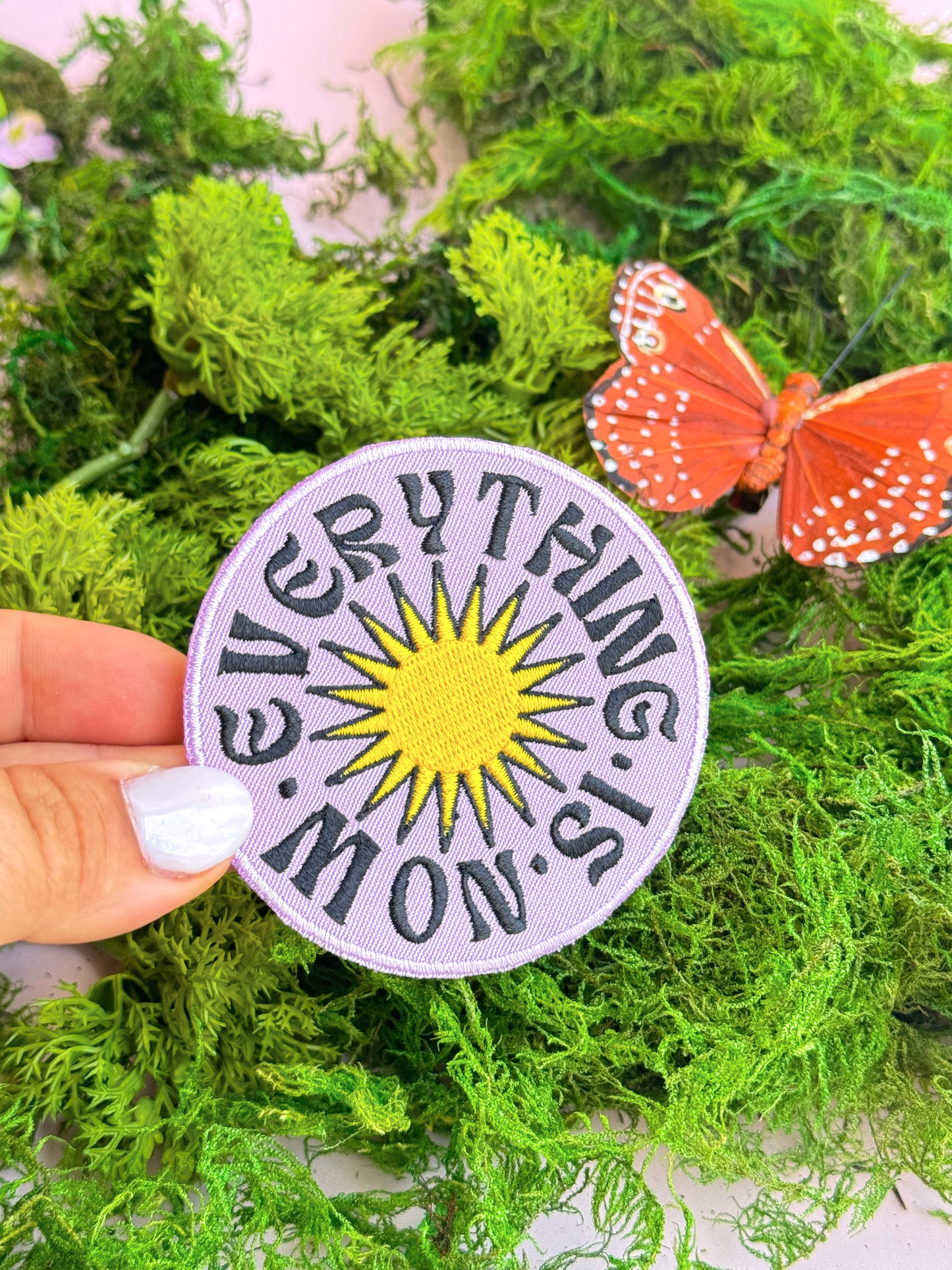 Everything is Now (Iron-On) Embroidered Patch