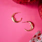 Chunky Happy Moon Hoops