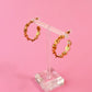 Wildflower Metal Hoops (Gold + Silver)
