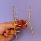 Knotted Metal Hair Claw Clip