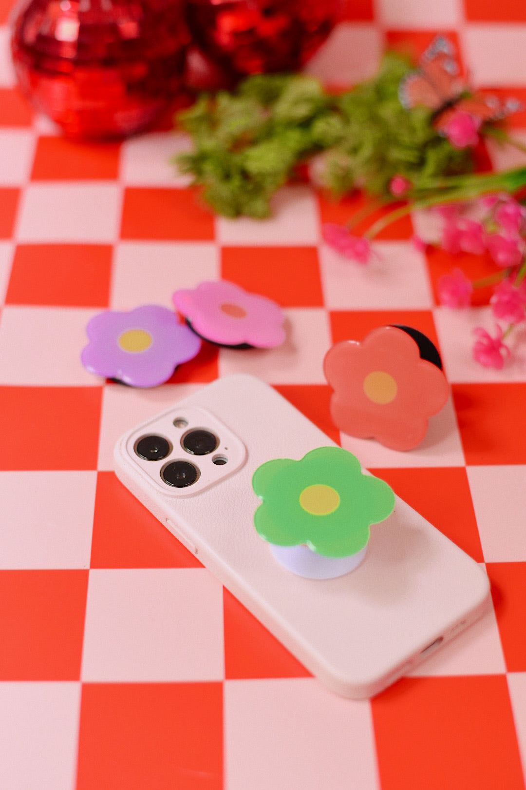 Flower Power Collapsible Phone / Kindle Grip