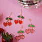 Cherry Heart Hoops (2 Color Options)
