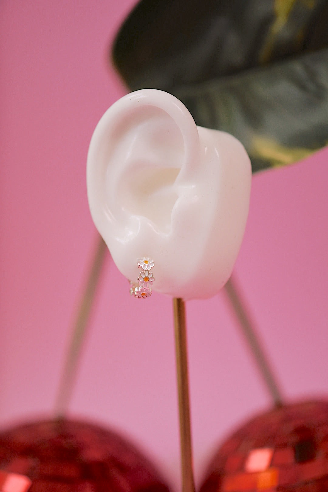 Daisy Hoops (3 Color Options)