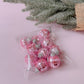 Pink Disco Ball Ornaments 10-pack