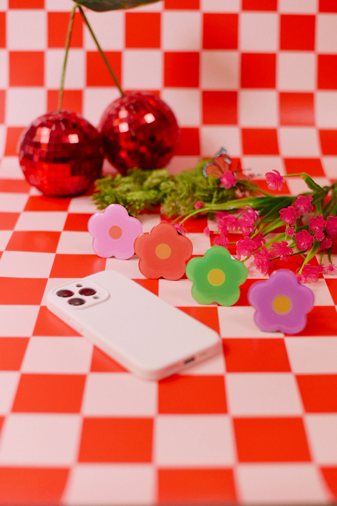 Flower Power Collapsible Phone / Kindle Grip