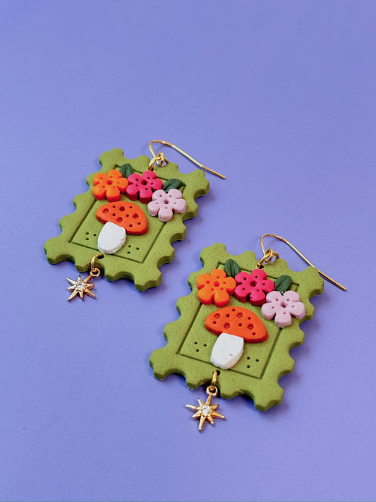 Groovy Fall Stamp Dangles