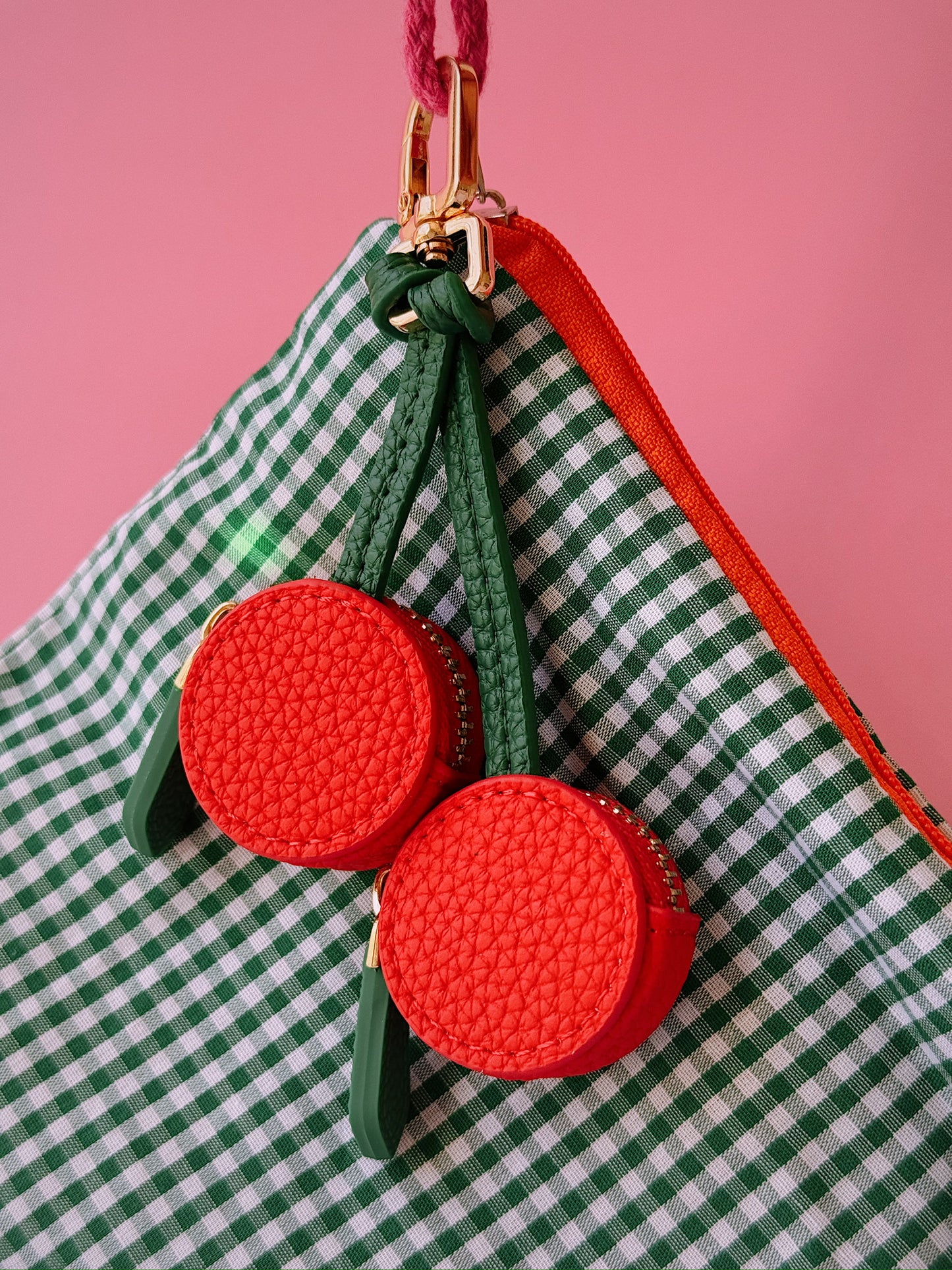 Cherry Trinket Jewelry Travel Case