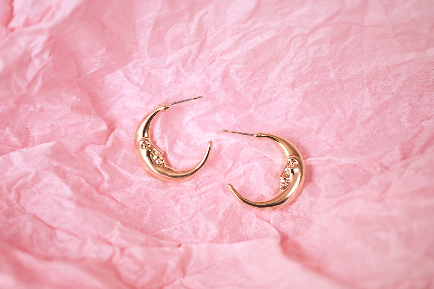 Chunky Happy Moon Hoops