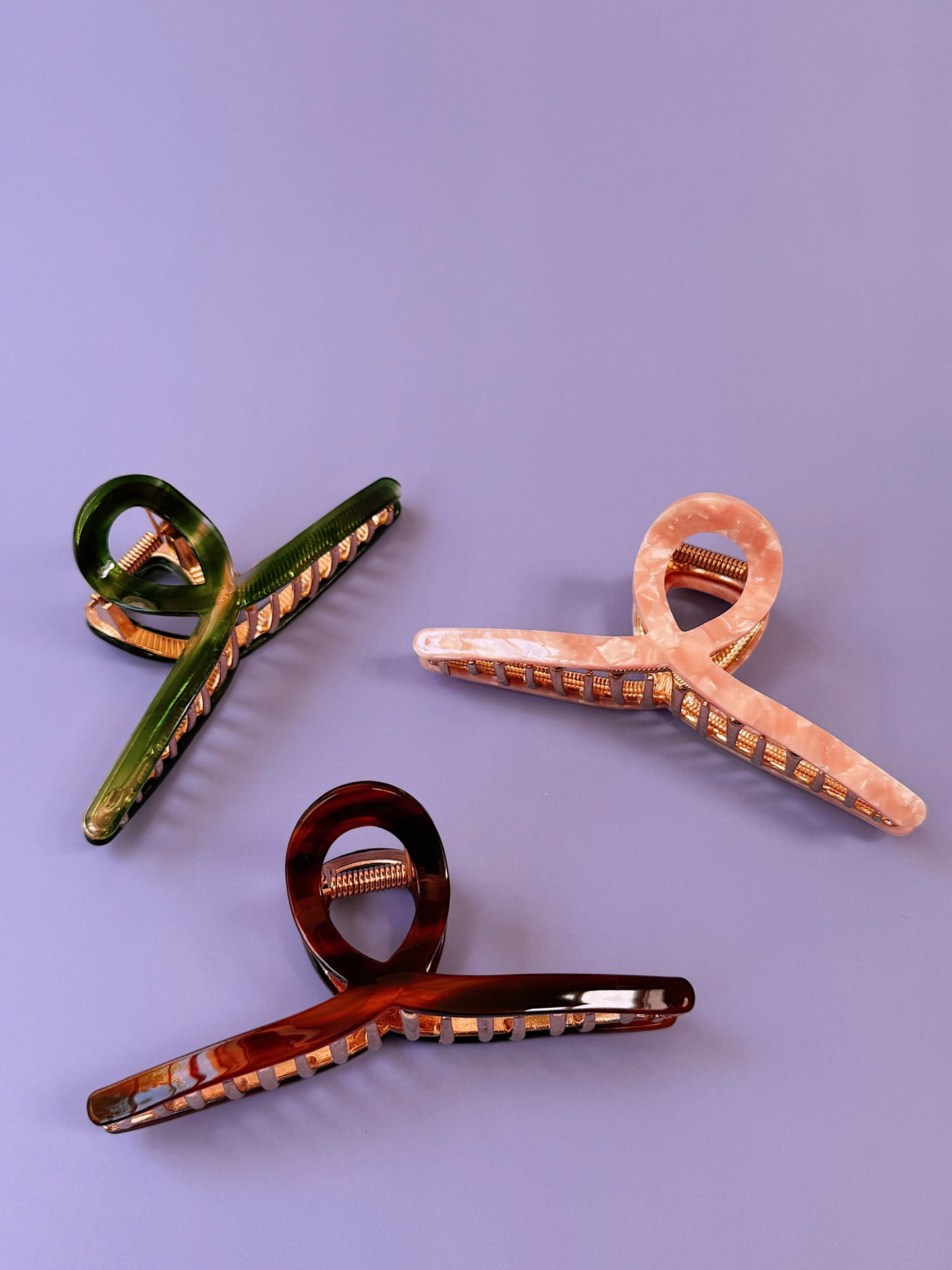 Marbled Hair Claw Clip