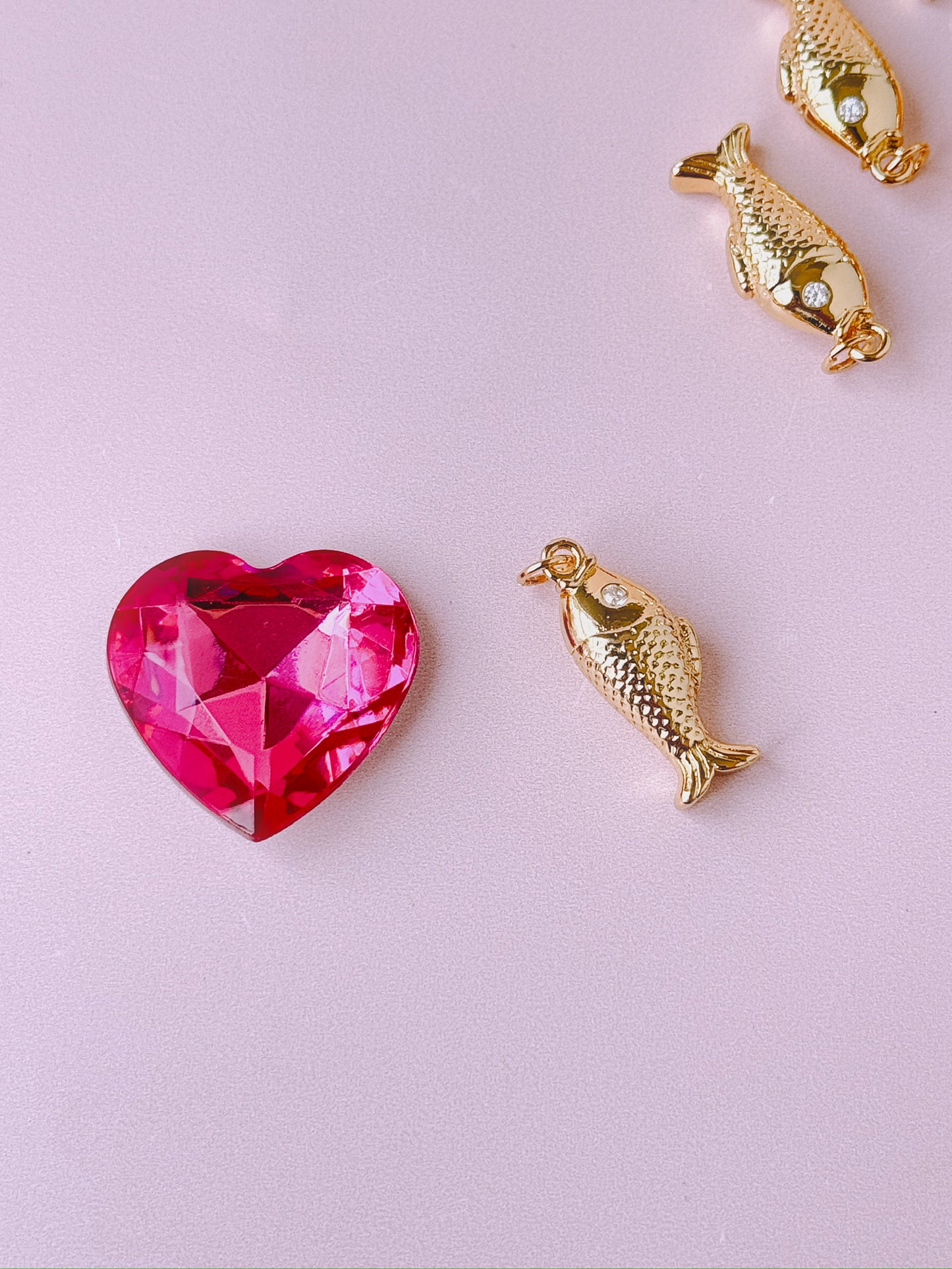 Sardine Fish Charm (Gold + Silver)