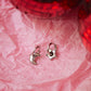 Lunar Charm Huggie Hoops