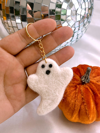 Felt Ghost Keychain