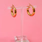 Gold Glitz Hoops