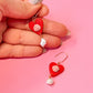 Coquette Heart Dangles