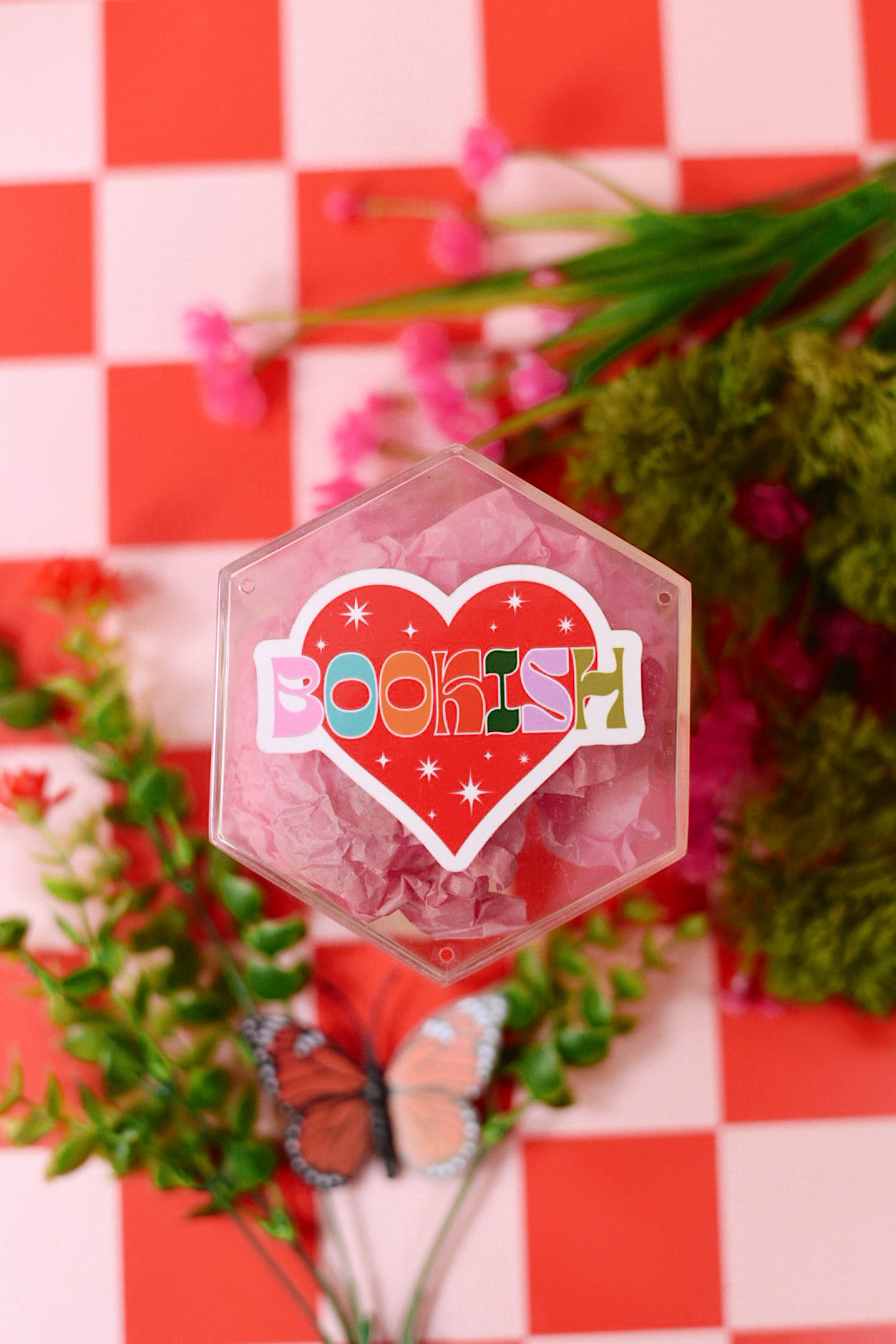 Bookish Heart Sticker