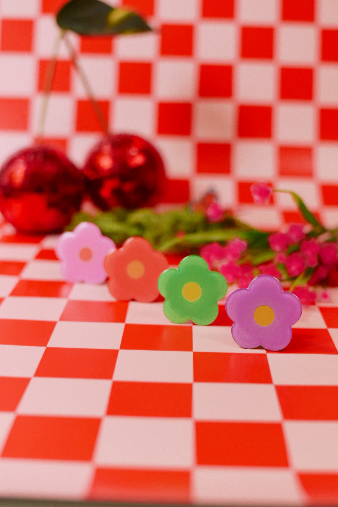 Flower Power Collapsible Phone / Kindle Grip