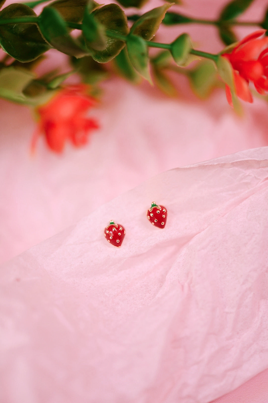 Sweet Strawberry Studs
