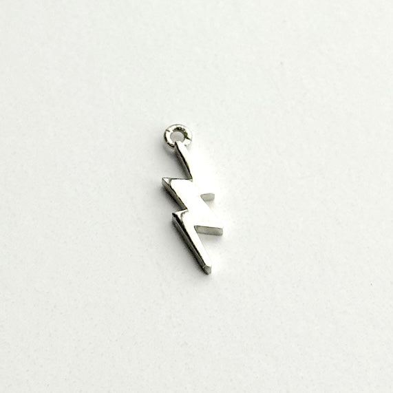 Lightning Bolt Charm (Gold + Silver)