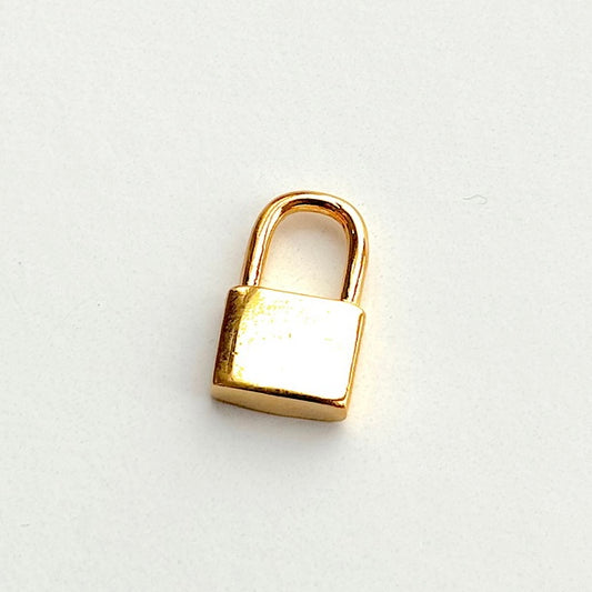 Lock Charm (Gold + Silver)