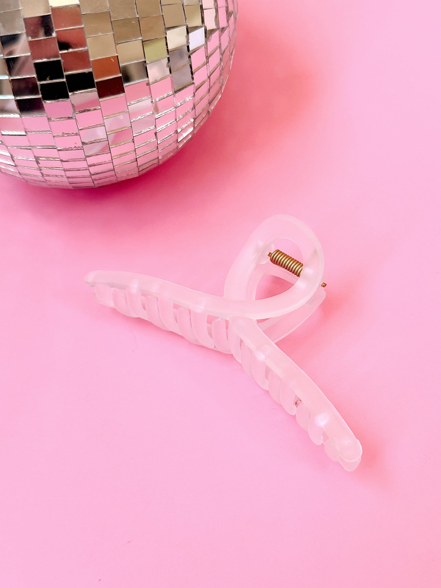 Matte Jelly Hair Claw Clip