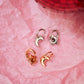 Lunar Charm Huggie Hoops