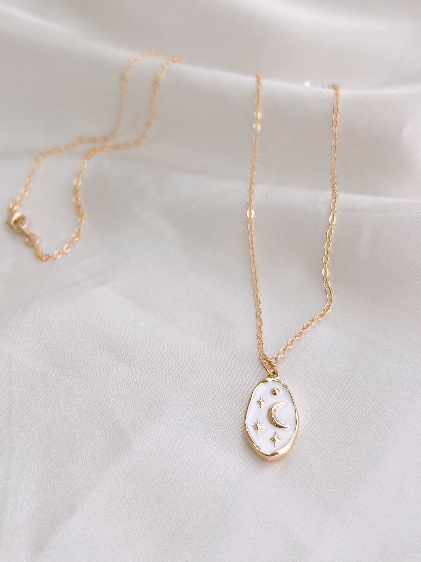 New Moon Gold-Filled Necklace