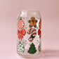 Christmas Cheer Glass Cup