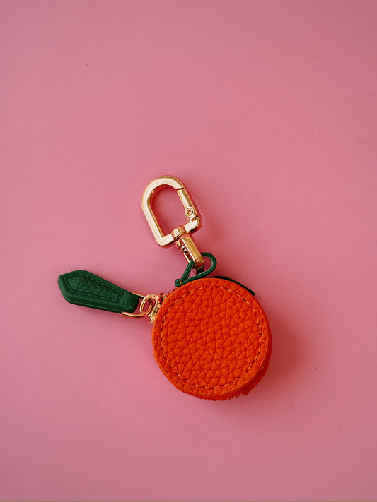 Orange Trinket Jewelry Travel Case