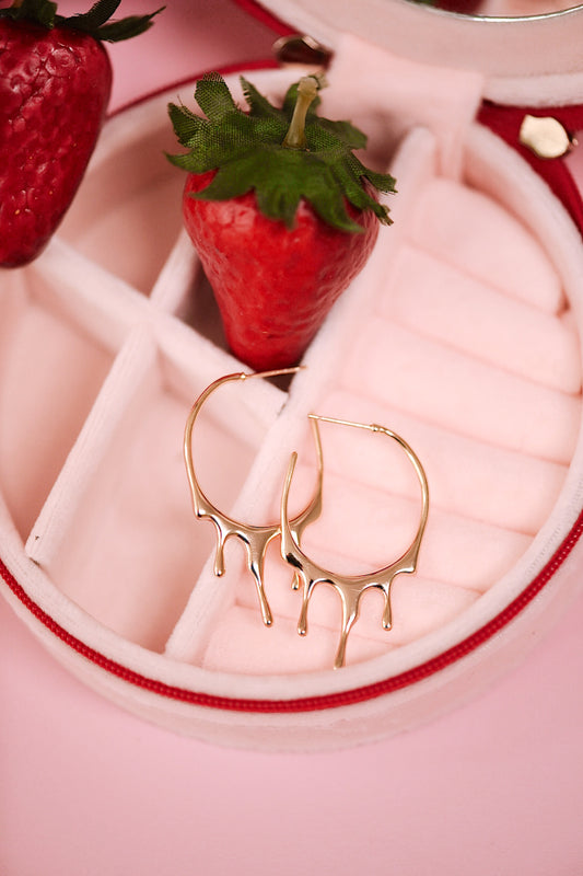 Honey Drip Hoops (Gold + Silver)