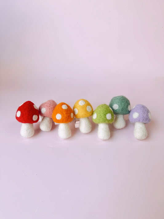 Felt Mushroom Car Vent Clip