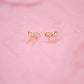 Sweetheart Bow Studs
