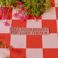 Tell Your People You Love Them Mirror Sticker