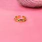 Bejeweled Gold Ring