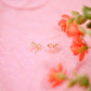 Sweetheart Bow Studs
