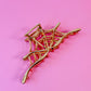 Spiderweb Metal Hair Claw