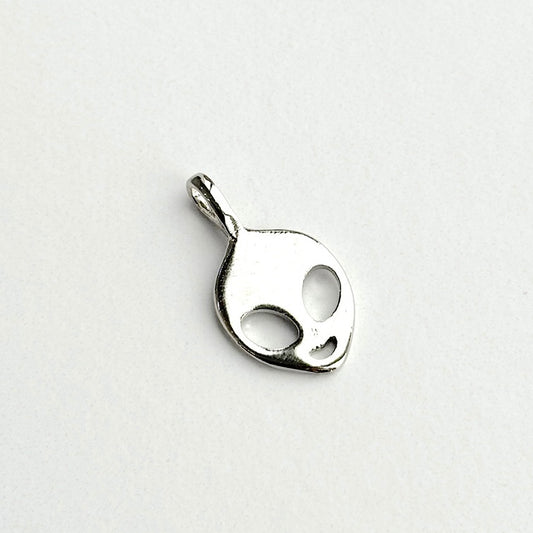 Alien Silver Charm