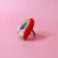 Rainbow Felt Car Vent Clip