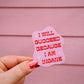 I Will Succeed Sticker