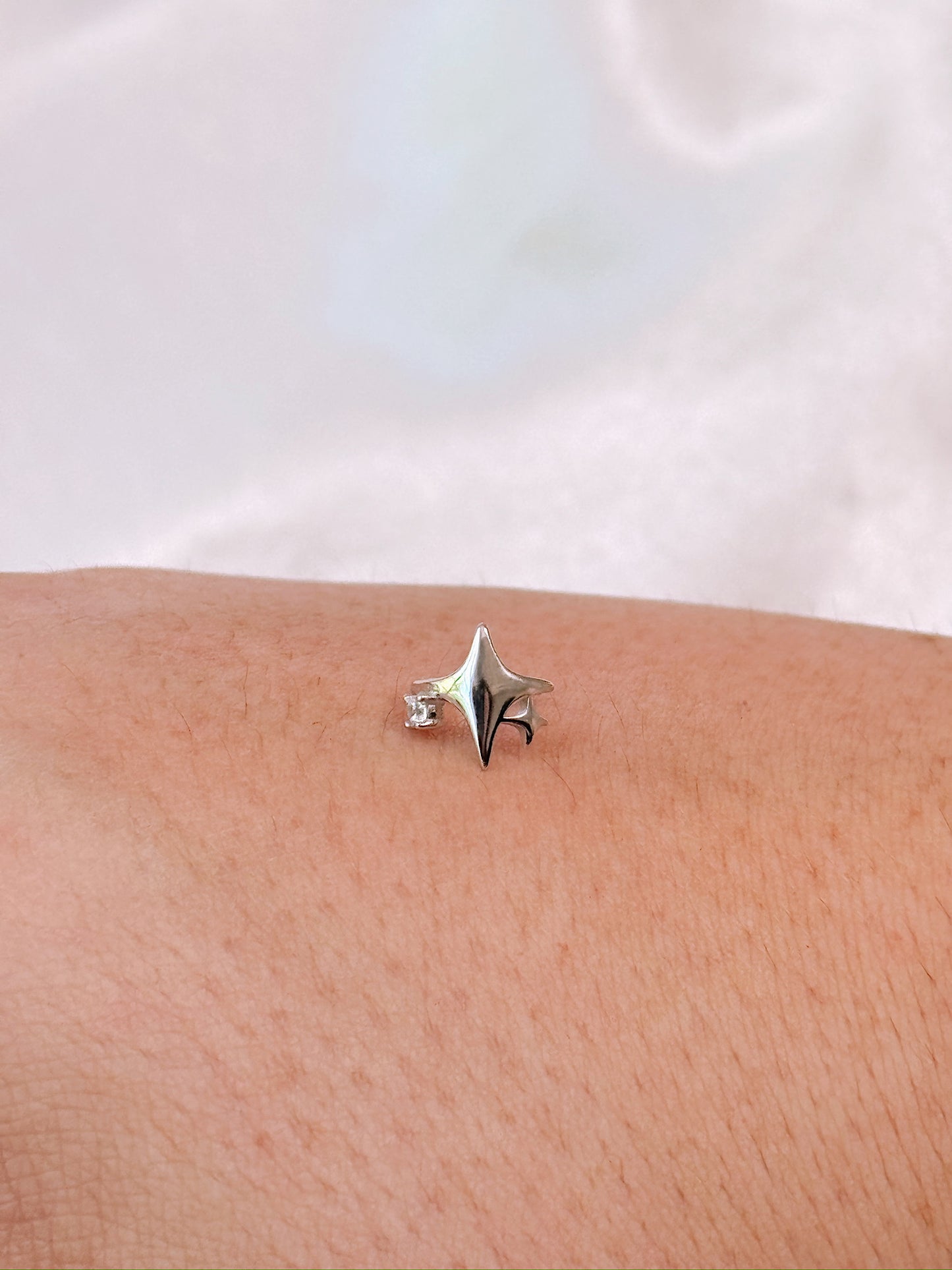 Muse Silver Ear Cuff