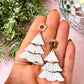 White Winter Tree Dangles