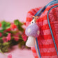 Mushroom Felt Keychain