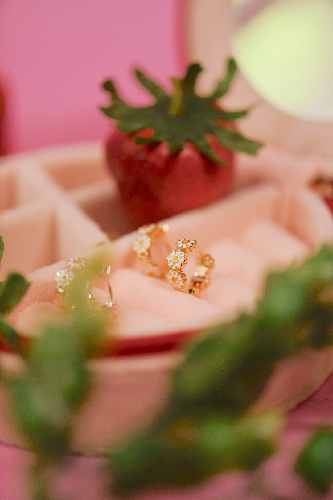 Daisy Hoops (3 Color Options)