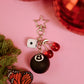 Lucky Girl Syndrome Silver Keychain