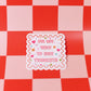 On My Way to Buy Trinkets Sticker