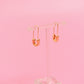 Sterling Silver Safety Pin Earrings (Gold + Silver)