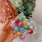 Multicolored Disco Ball Ornaments 12-pack