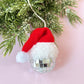 Golden Hour Designs Disco Santa Hat Car Hanger & Ornament