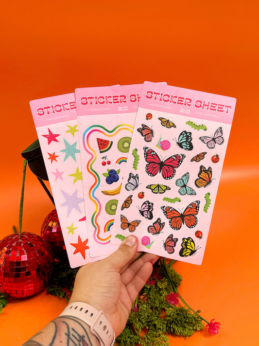 Starry Eyed Sticker Sheet